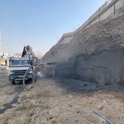 Shoring Works - Shotcrete Application