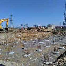 Teiaş Ataşehir Trafo Merkezi Zemin Güçlendirme Fore Kazık Uygulaması