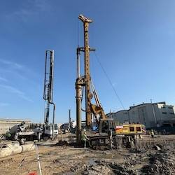Bored Pile Works - Cased Construction and Concrete Casting