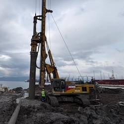 İksa İşleri - Muhafaza Borulu Fore Kazık Uygulaması