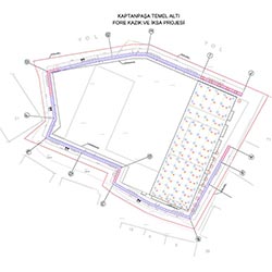 Kaptanpaşa School Project Shoring and Under Foundation Pile Project