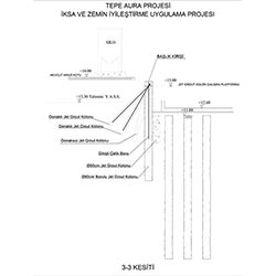 Soil Improvement and Shoring Project - Cross Section